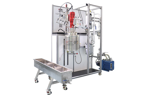 5L熔融聚合反應(yīng)釜合成裝置左視